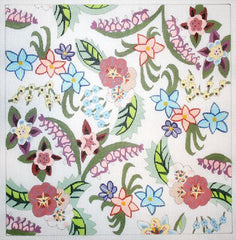 The Meredith Collection Spring Floral Needlepoint Canvas