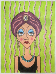 The Meredith Collection Gertrude Needlepoint Canvas