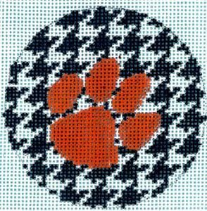 The Meredith Collection Flask Houndstooth Needlepoint Canvas