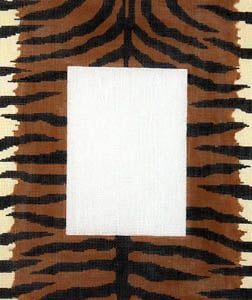 The Meredith Collection Tiger Skin a Needlepoint Canvas