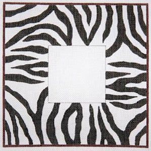 The Meredith Collection Zebra Skin Needlepoint Canvas