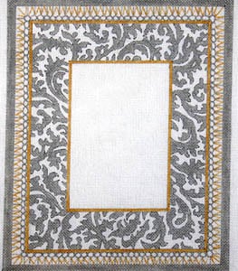 The Meredith Collection Twenty Fifth Silver Wedding Anniversary Needlepoint Canvas