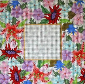 The Meredith Collection Spring Bouquet Needlepoint Canvas