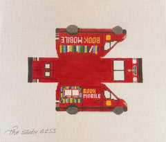 The Studio Midwest Bookmobile Needlepoint Canvas