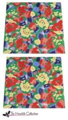 The Meredith Collection Anemones Peggy Bag Needlepoint Canvas