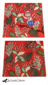 The Meredith Collection Oriental Monkey Peggy Bag Needlepoint Canvas