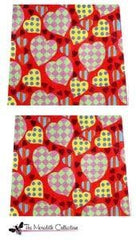 The Meredith Collection Crazy Hearts Peggy Bag Needlepoint Canvas