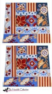 The Meredith Collection Colonial Tapestry Peggy Bag Needlepoint Canvas