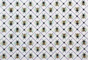 The Meredith Collection Busy Bees Backpack Needlepoint Canvas