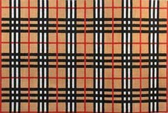 The Meredith Collection Preppy Plaid Backpack Needlepoint Canvas