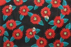 The Meredith Collection Bees on Red Backpack Needlepoint Canvas