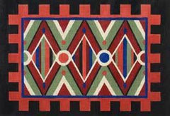 The Meredith Collection Aztec Diamonds Backpack Needlepoint Canvas