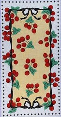 The Meredith Collection Cherries Jubilee Kate Bag Needlepoint Canvas