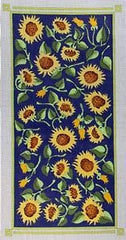 The Meredith Collection Sunflower Garden Kate Bag Needlepoint Canvas