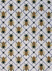 The Meredith Collection Busy Bees Petite Clutch Needlepoint Canvas