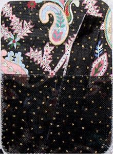 The Meredith Collection Italian Paisley Petite Clutch Needlepoint Canvas