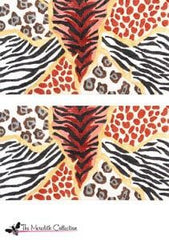 The Meredith Collection Animal Skins Claire Bag Needlepoint Canvas