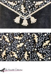 The Meredith Collection Evening Vine Claire Bag Needlepoint Canvas