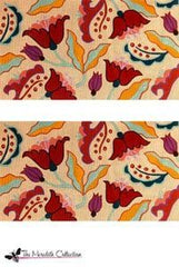 The Meredith Collection Tapestry Tulips Claire Bag Needlepoint Canvas