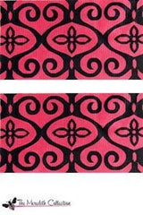 The Meredith Collection Cherry Swirl Claire Bag Needlepoint Canvas