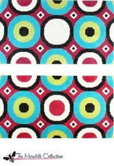 The Meredith Collection Still a Round Claire Bag Needlepoint Canvas