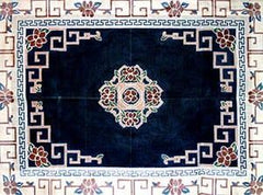 The Meredith Collection Chinese Floral Rug Needlepoint Canvas