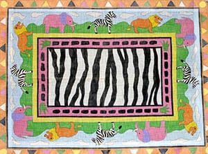 The Meredith Collection Childs Safari Rug Needlepoint Canvas