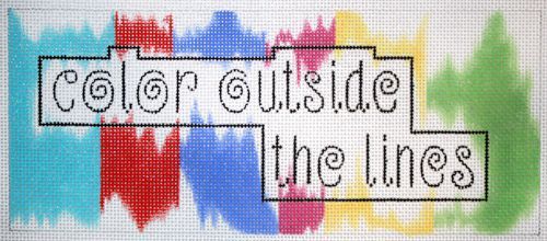 The Meredith Collection Color Outside the Lines Needlepoint Canvas