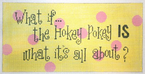 The Meredith Collection Hokey Pokey Needlepoint Canvas