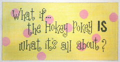 The Meredith Collection Hokey Pokey Needlepoint Canvas