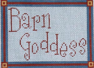 The Meredith Collection Barn Goddess Needlepoint Canvas