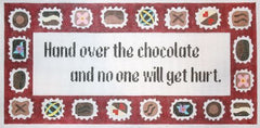 The Meredith Collection Hand Over the Chocolate Needlepoint Canvas