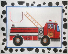 The Meredith Collection Tooth Fairy Fire Truck Needlepoint Canvas