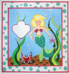 The Meredith Collection Tooth Fairy Mermaid Needlepoint Canvas
