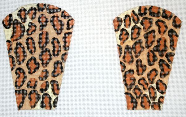 The Meredith Collection Cheetah Scissor Case Scissor Case Needlepoint Canvas