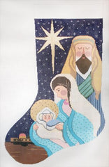 The Meredith Collection Holy Family Stocking Needlepoint Canvas