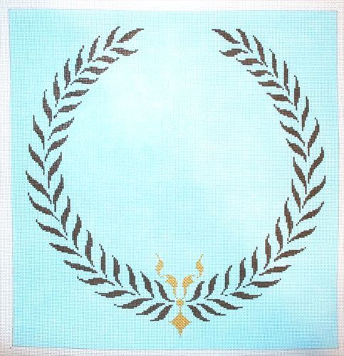 The Meredith Collection Greek Wreath Needlepoint Canvas