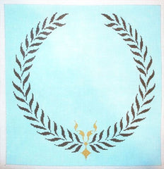 The Meredith Collection Greek Wreath Needlepoint Canvas