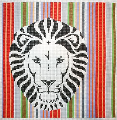 The Meredith Collection Lion Etc Needlepoint Canvas