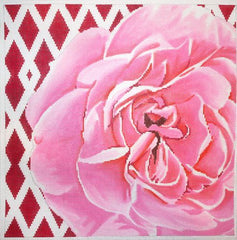 The Meredith Collection Lattice Rose Etc Needlepoint Canvas