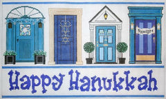 The Meredith Collection Hanukkah Doors Needlepoint Canvas