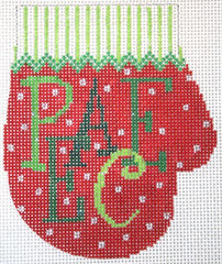 The Meredith Collection Peace Mitten Ornament Needlepoint Canvas