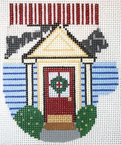 The Meredith Collection Angel Mitten Ornament Needlepoint Canvas