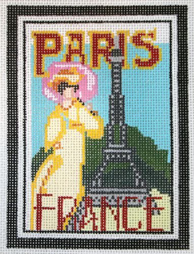 The Meredith Collection France Ornament Needlepoint Canvas