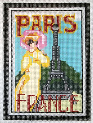 The Meredith Collection France Ornament Needlepoint Canvas