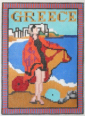The Meredith Collection Greece Ornament Needlepoint Canvas
