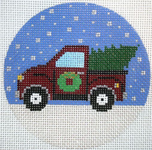 The Meredith Collection Christmas on the Farm Needlepoint Canvas