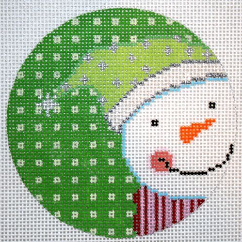 The Meredith Collection Peek a boo Frosty Needlepoint Canvas