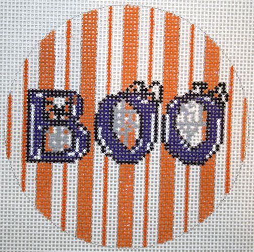 The Meredith Collection Boo Round Needlepoint Canvas