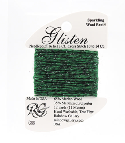 Rainbow Gallery Glisten - 066 Fern Green 1